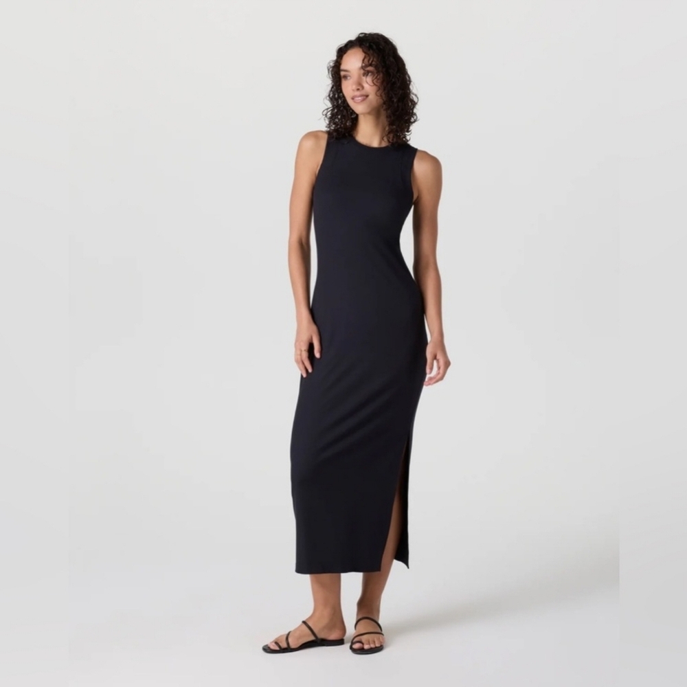 NWT Women's Vuori Pose Sand Dress. Color Black. Various Sizes - Picture 3 of 8